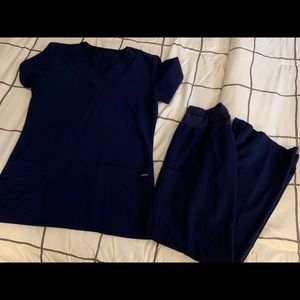 Jockey navy scrub set xs/xsp